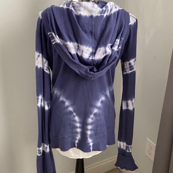 Urban X Tie Dye Sweatshirt Zippered Hooded XL - Picture 9 of 14